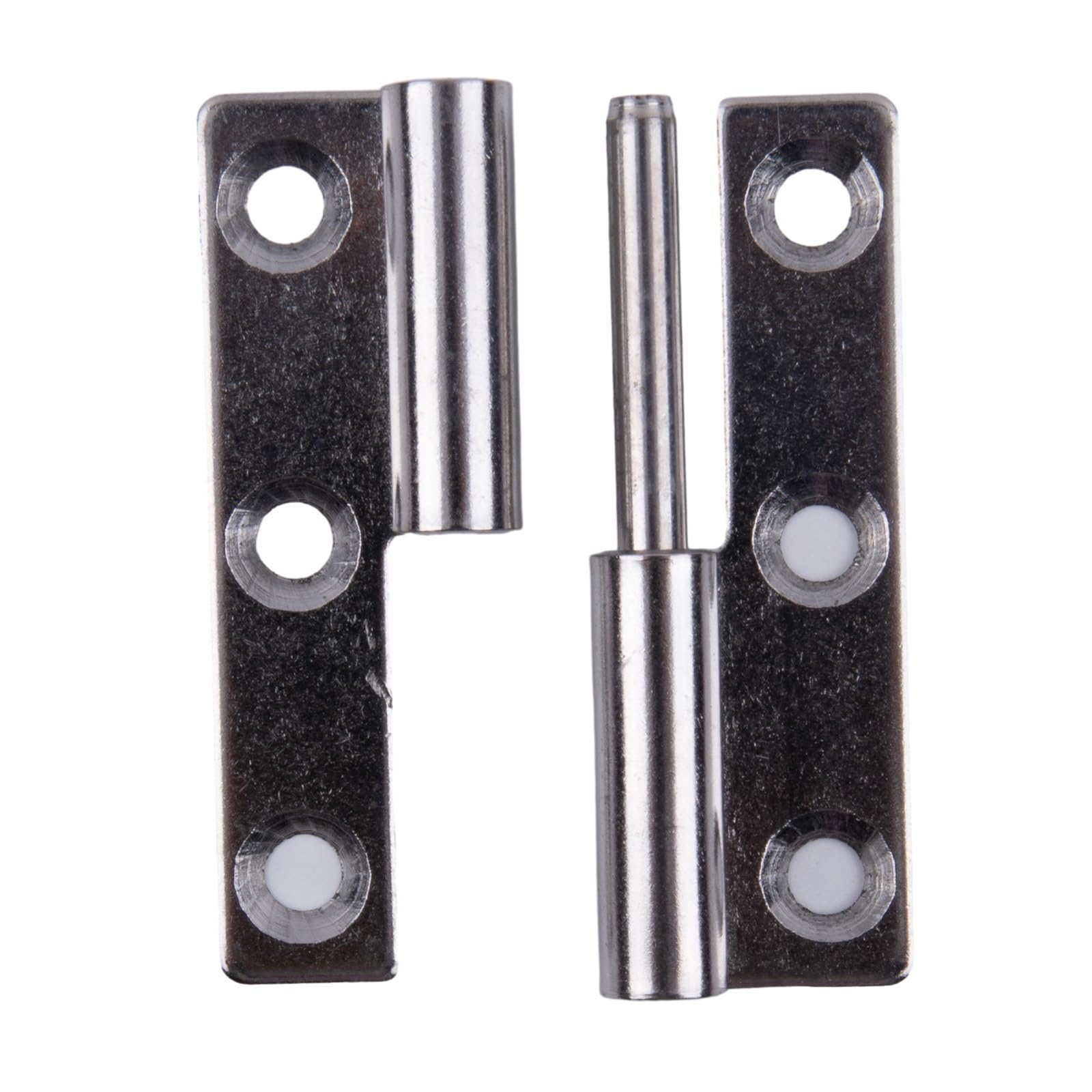 Ujzgbxqvshm One Color Folding Door Hinge,Stainless Steel Detachable 2/2.5/3/4Inch Flag Shape Slip Joint Removable Furniture Hardware(2.5 Inch Right)