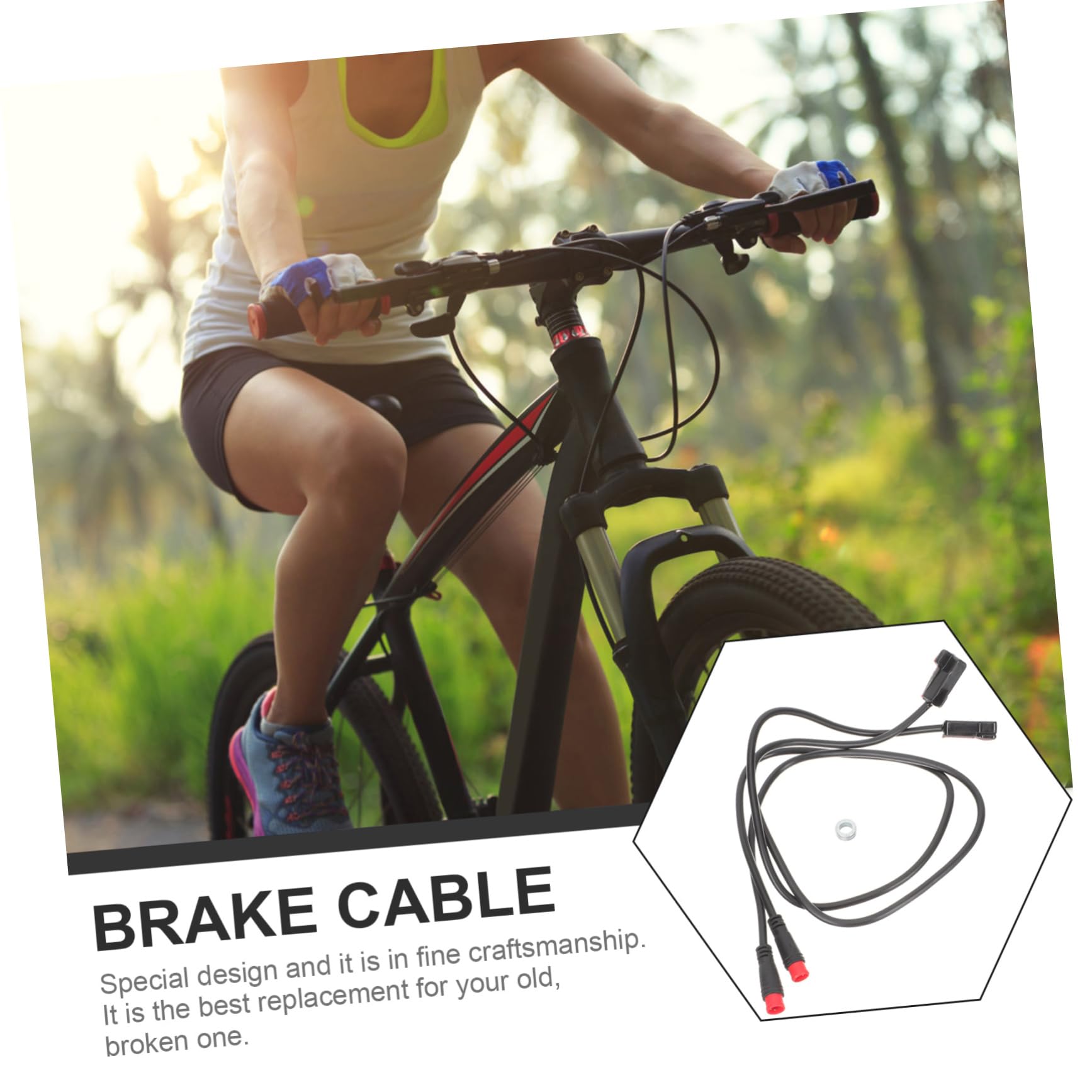 BESPORTBLE Cable de Sensor de Freno para Bicicleta Eléctrica de Cables de Corte Eléctrico para E Bike Compatible con Sistemas de Freno Diseño Profesional y Práctico