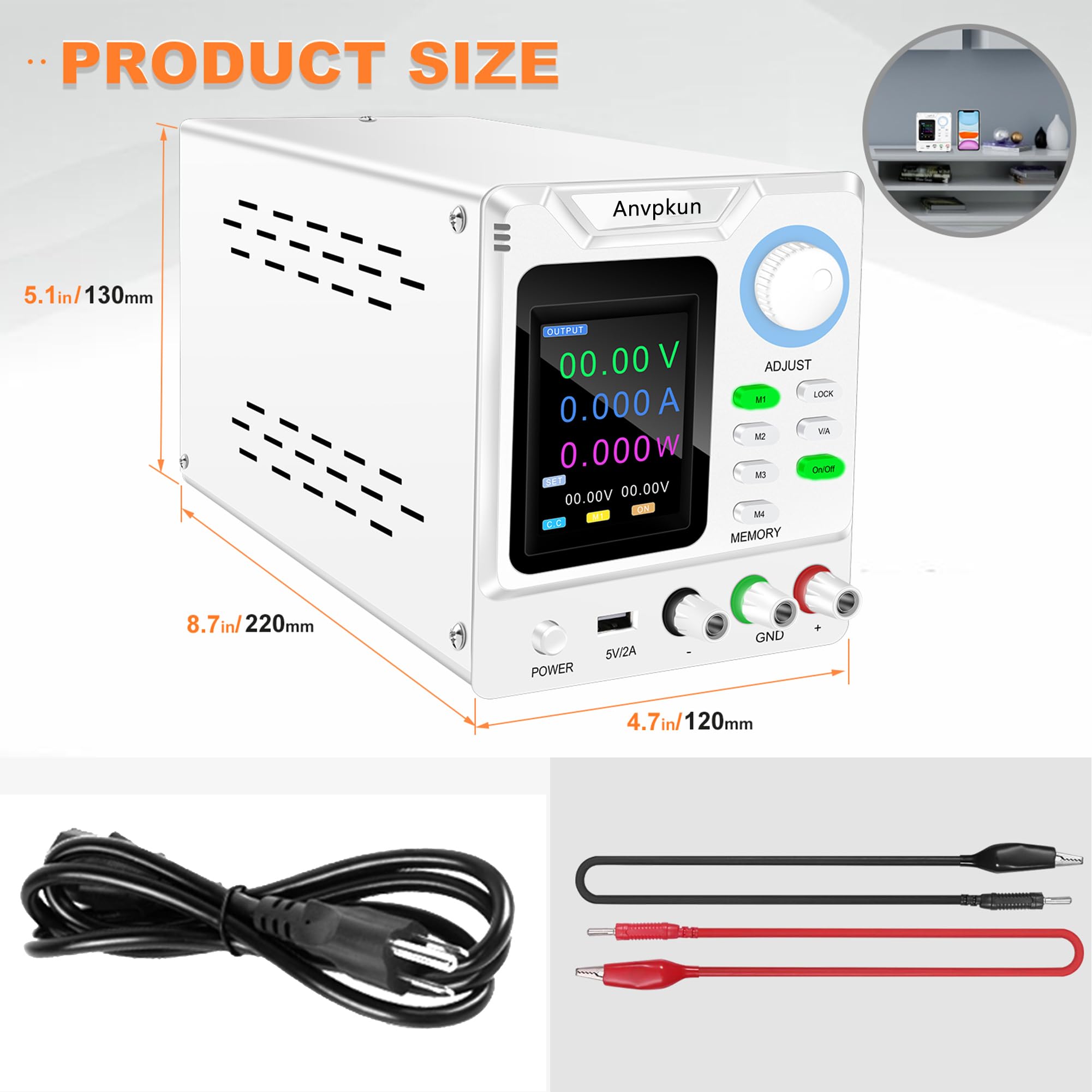 0~300V 0~1A adjustable DC regulated switching power supply Variable adjustable laboratory desktop power supply (0-300V 0-1A)