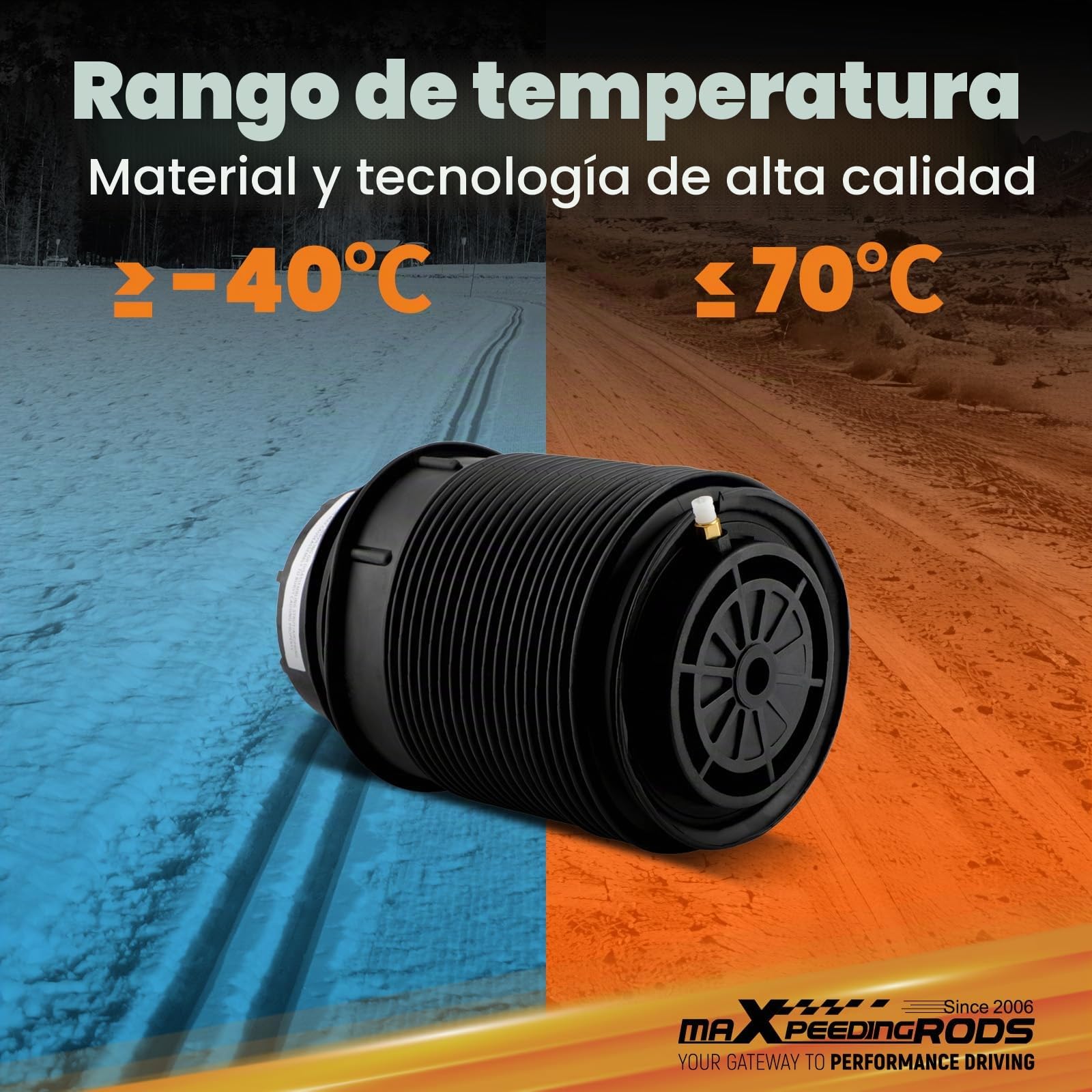 maXpeedingrods 1 Par Suspensión Trasera para Mercedes E‑Klasse W212/S212 | para CLS C218 W218, OE 2123200725, 2123200825, 2123202125, 2123203925, 2123204325