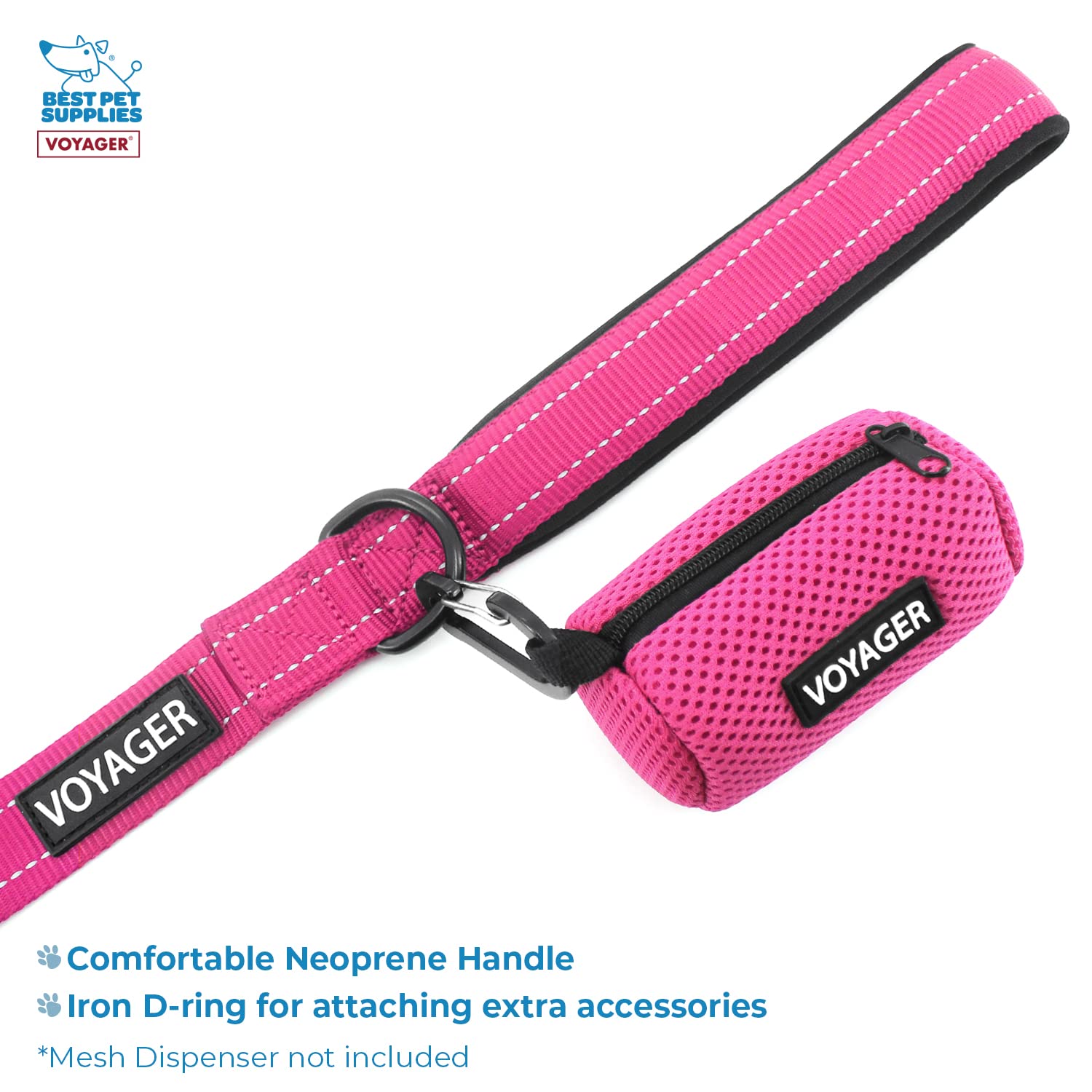 Voyager Escape Proof Cat Harness and Leash Set with Reflective Stitching, Neoprene Handle 5ft - Supports Small, Medium and Large Cats, Kittens for Walking by Best Pet Supplies - Lime, S — view 118