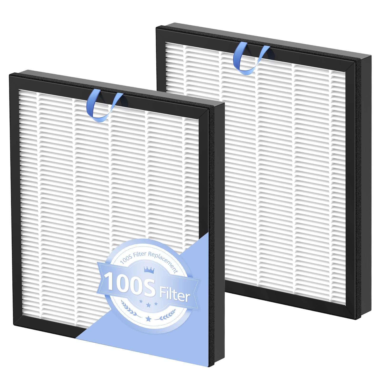 Vital 100S zamienny filtr kompatybilny z oczyszczaczem powietrza LEVOIT Vital 100S, 3 w 1 True HEPA, wysokowydajny filtr z węglem aktywnym, Vital 100S-RF, biały