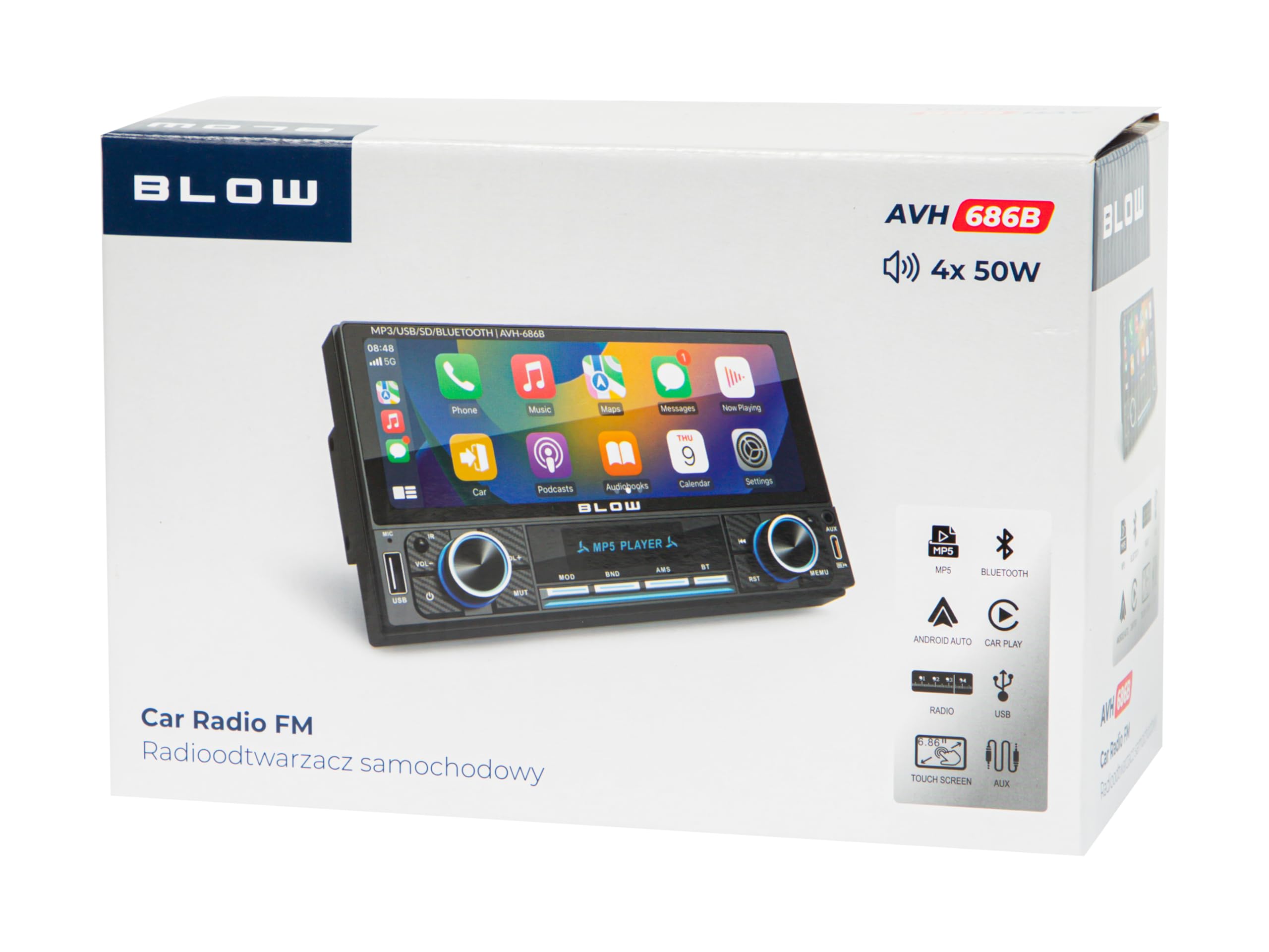 BLOW Radio AVH-686B RDS MP3/USB/micro SD/BLUETOOTH