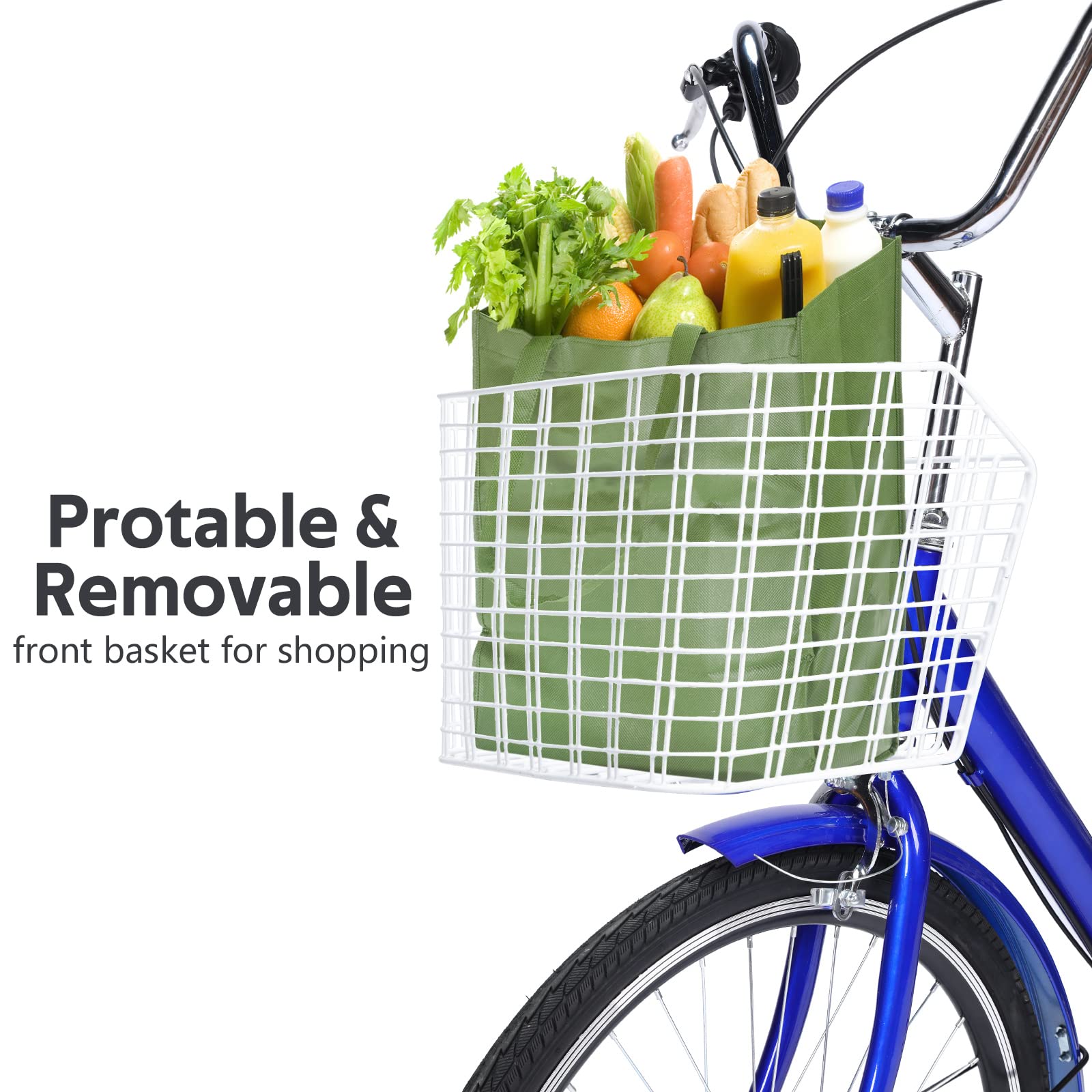 Eosaga PreInstallation Adult Folding Tricycles, 7 Speed Folding3 Wheel