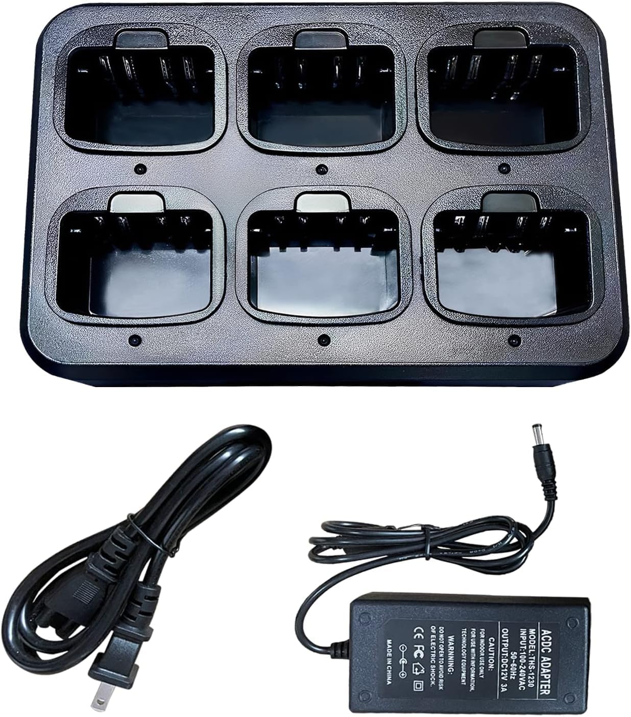 WPLN4232 WPLN4226 Six-Way Charger Multi Unit Charger for Motorola XPR7550 XPR6550 XPR6350 XPR3500 XPR3300e XPR7350e XPR7550e XPR7580e APX4000 APX1000 XiR P8268 Radio