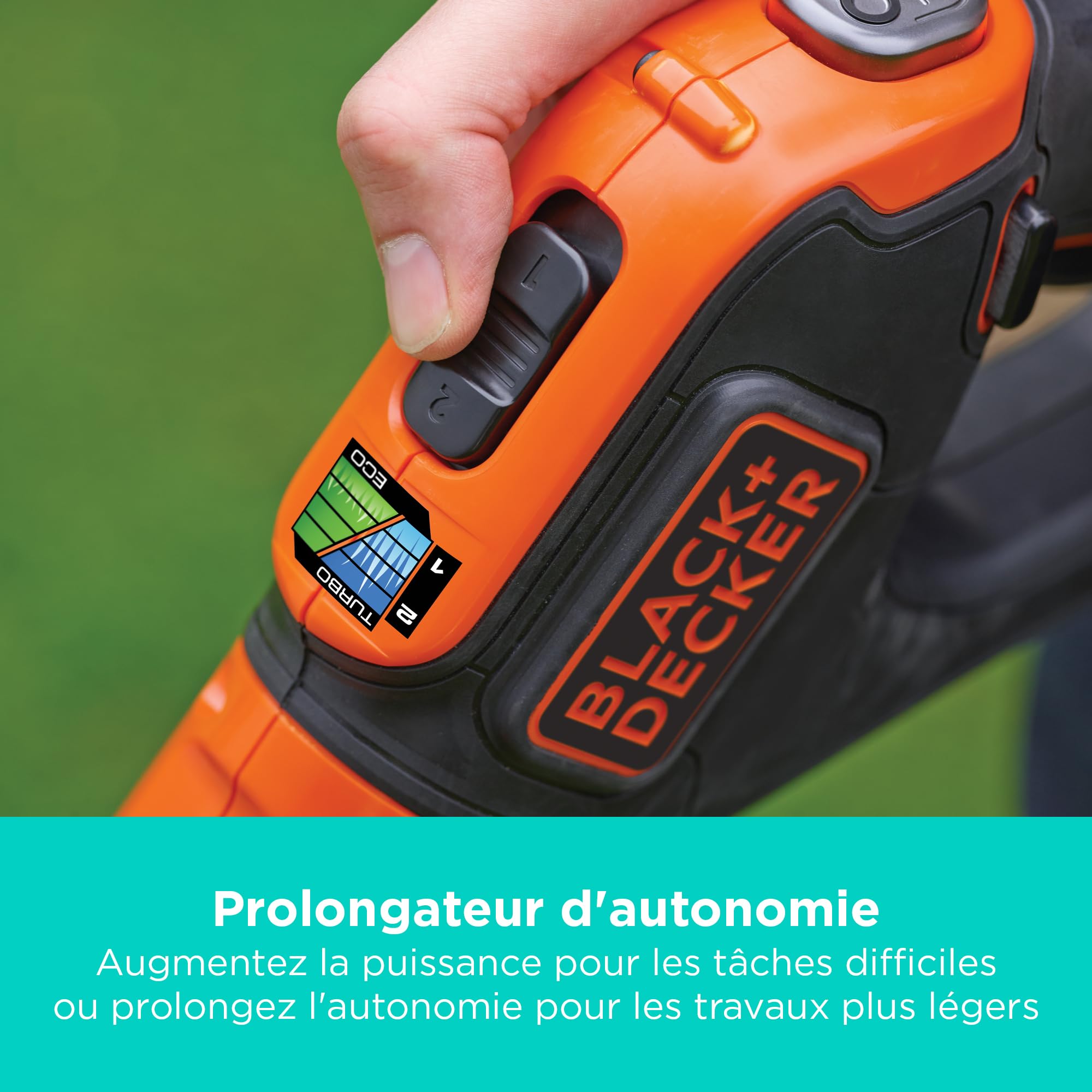 BLACK+DECKER POWERCONNECT Débroussailleuse, Coupe-Herbe sans Fil de 30 cm, STC1840EPC-QW