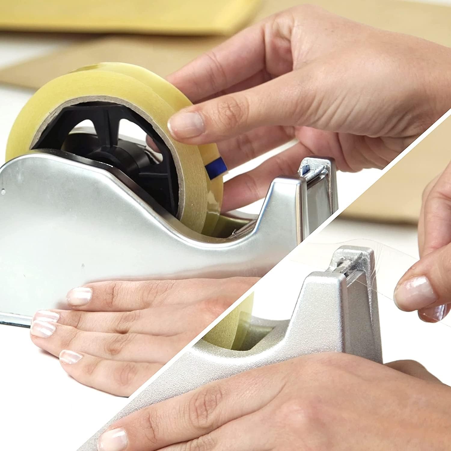 Cinta Adhesiva Sellotape Original - 6 Rollos Extra Fuertes, 50 Metros Cada Uno, Ideal Para Embalaje