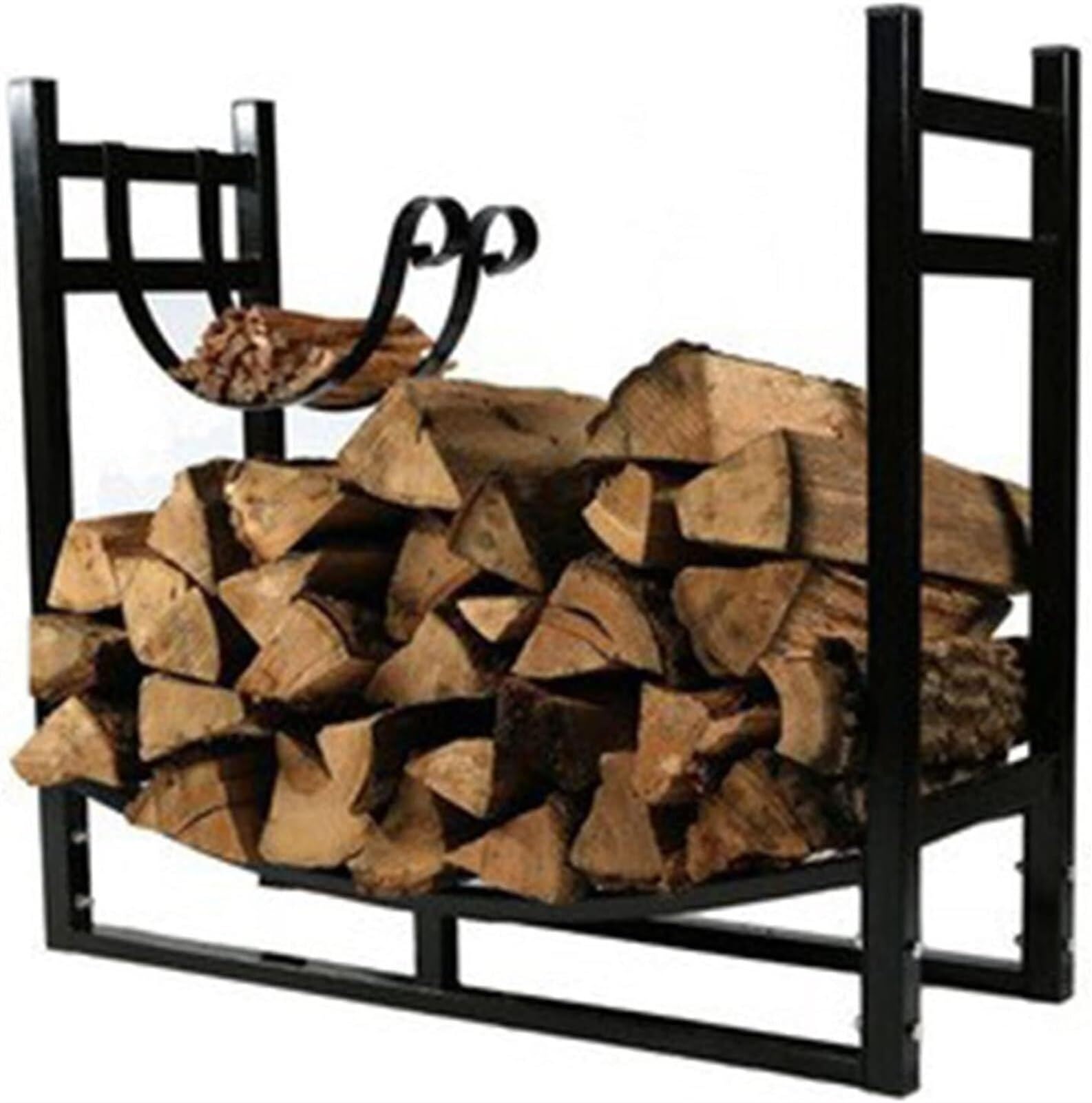 Porte-bûches extérieur de camping-car pour feu de camp