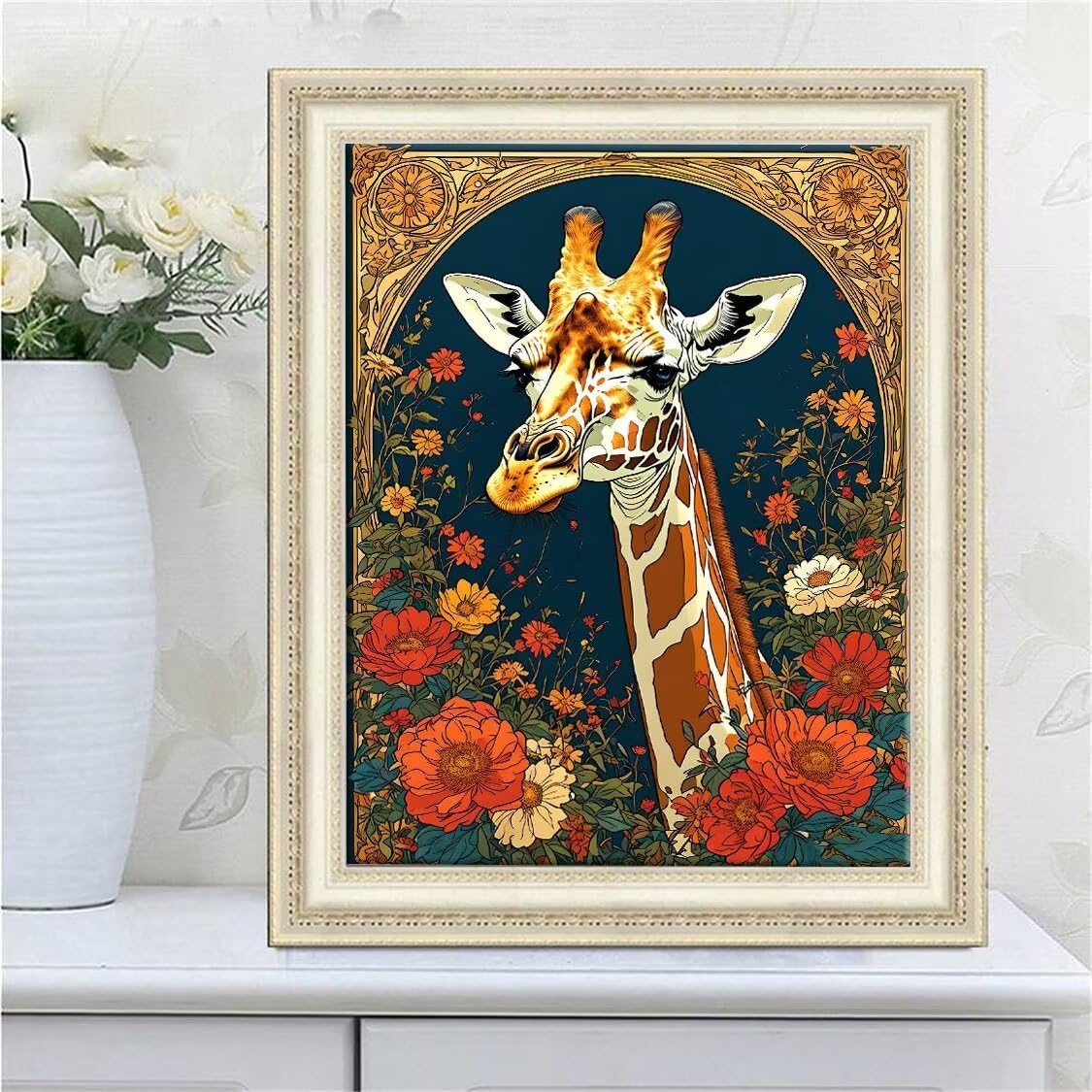 DIY Malarstwo diamentowe 5D, sztuka diamentowa, żyrafa, zestawy dla dorosłych, sztuka ze strasu, haft, artykuły rzemieślnicze, dla dzieci i dorosłych, idealna dekoracja ścienna do domu, prezenty, 100