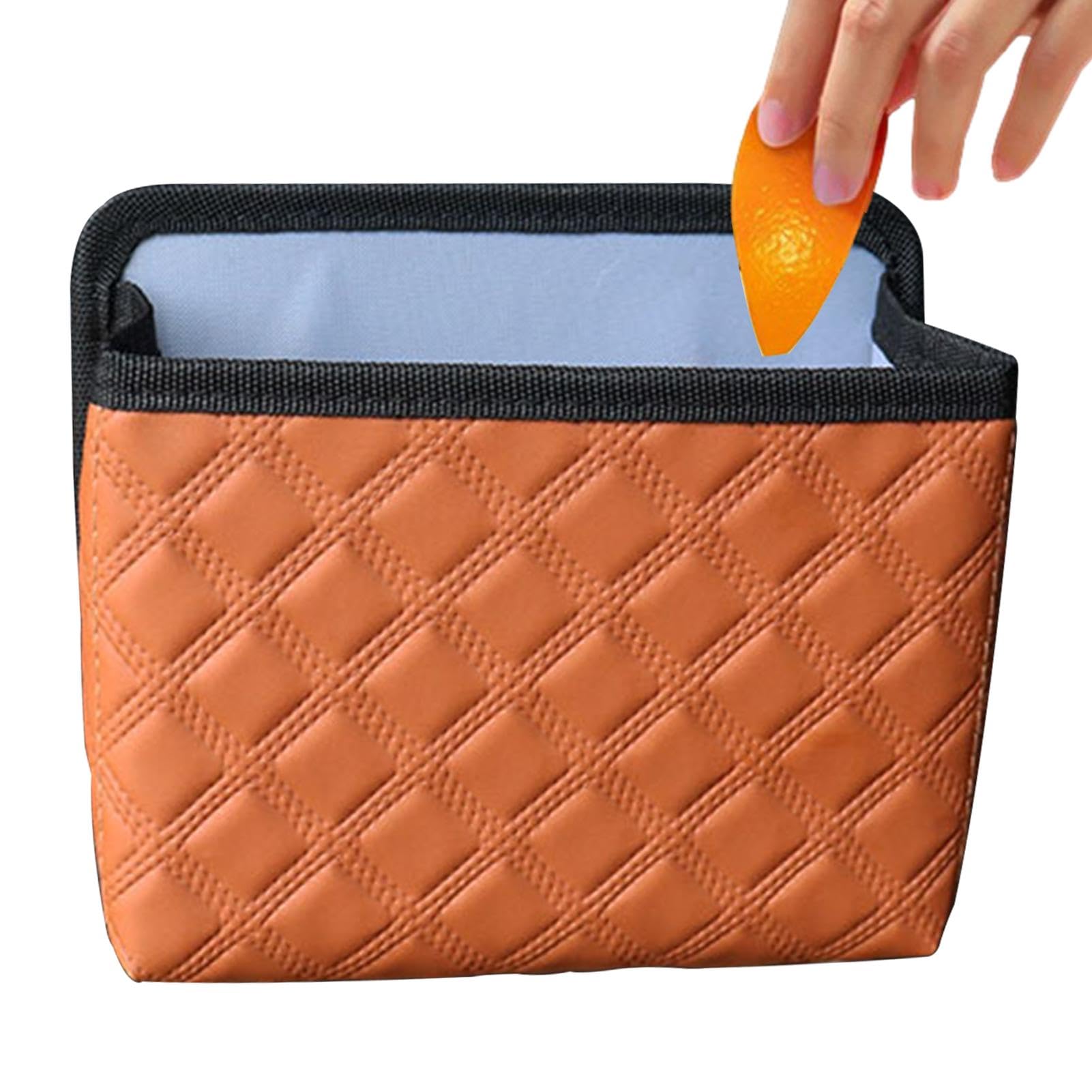 Borsa portaoggetti per sedile auto, in pelle PU, pattumiera a forma di panda, regolabile, organizer salvaspazio per auto, per asciugamani di carta, telefoni cellulari