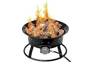 Ohio Flame Fire Pit: 58K BTU Smokeless Portable Propane Firebowl