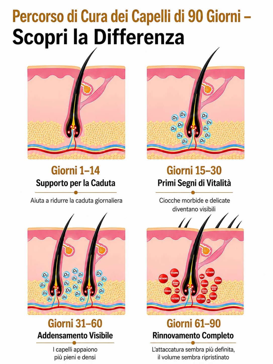 Bio-pen bio6 Derma Stamp Elettrico 4 in 1 Derma Roller Professionale per Anti-Aging, Rassodamento della pelle, Schiarimento, Imperfezioni della pelle, Trattamento della caduta dei capelli sulla testa