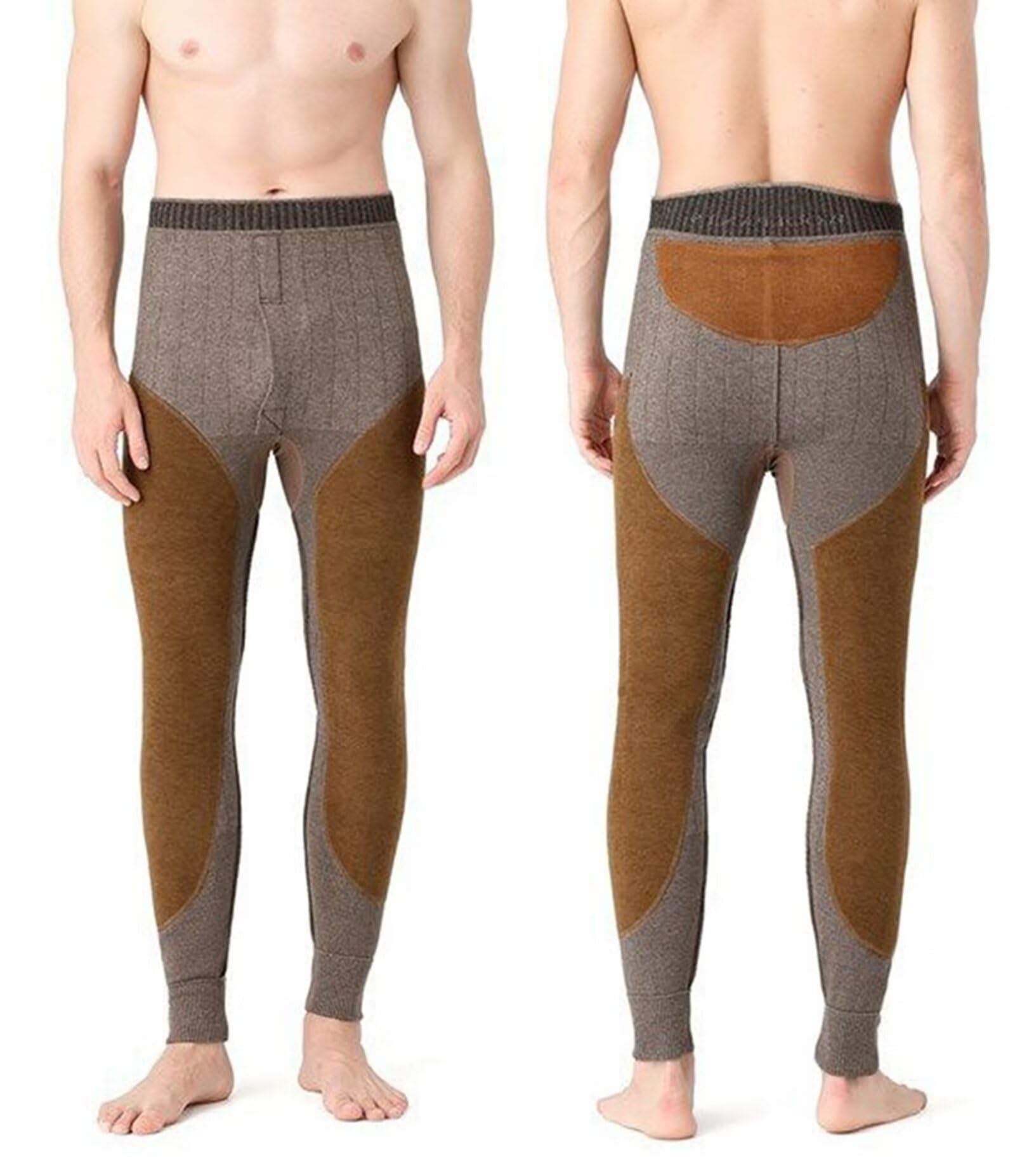 100% Kaschmir Thermo Unterwäsche Hose Herren Unterhose, Thermo Leggings Unterhose für Männer, Base Layer Hose Winter Outdoor