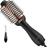 Amazon product image of TYMO Hair Dryer Brush Blow Dryer Brush in One, 4 in 1 Hairdryer and Styler | Volumizer with Oval Titanium Barrel, 60M Ioni...
