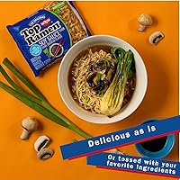 Vista 3 de Nissin Top Ramen - Sopa de fideos, salsa de soja, 3 onzas (paquete de 24)