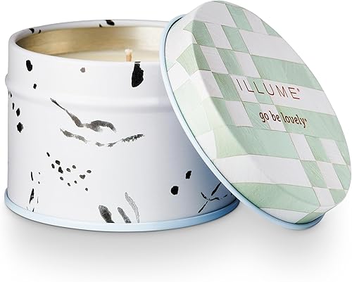 Miniatura 8 de Illume Go Be Lovely - Vela de lata de flor pequeña de fruta de pimienta rosa, 2 pulgadas de largo x 1 pulgada de ancho x 1 pulgada de alto