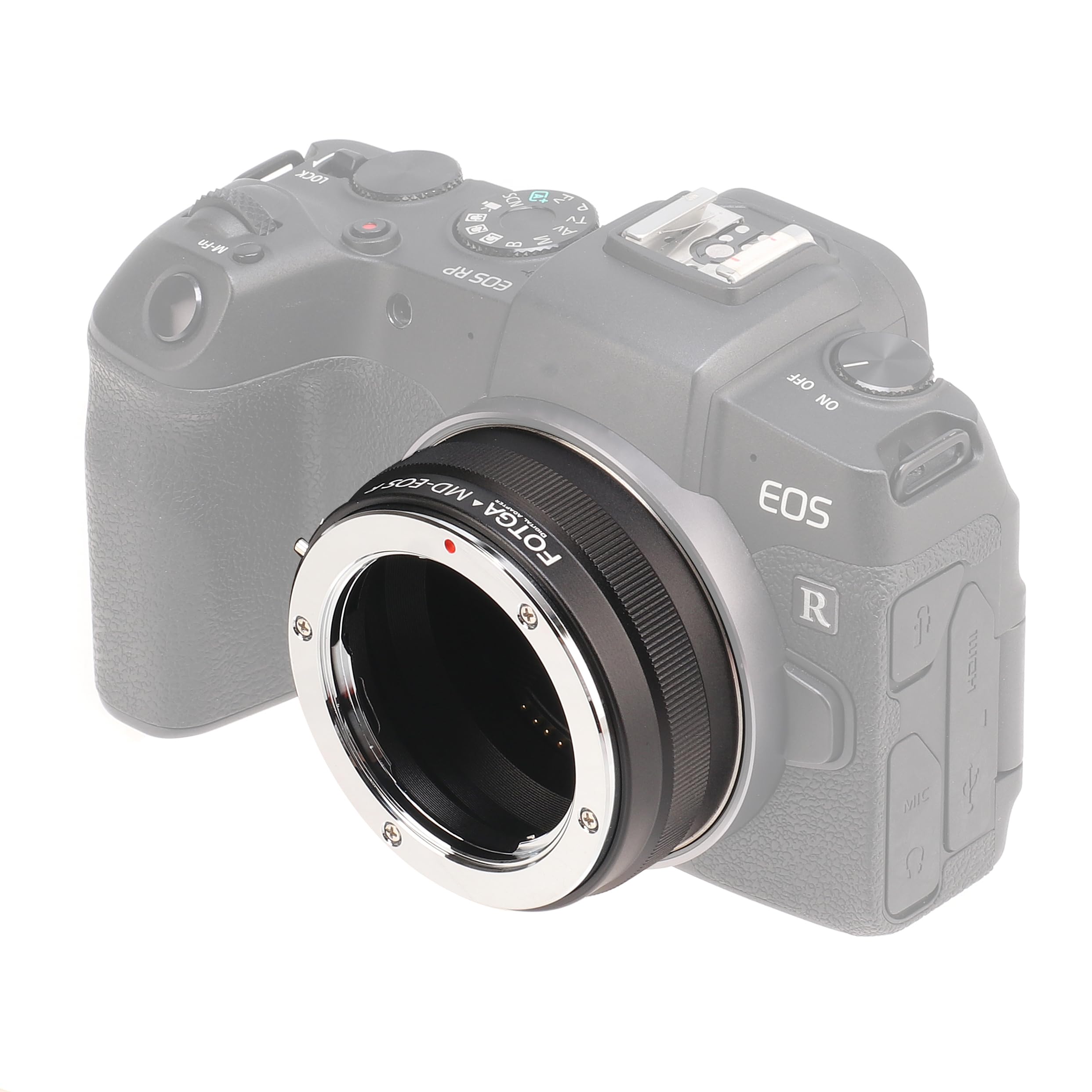 FOTGA MD-EOSR - Adattatore convertitore ad anello per obiettivo Minolta MD, compatibile con Canon EOS R R3 R5 R5C R6 Mark II R7 R8 R10 R50 R100 RP EOSR