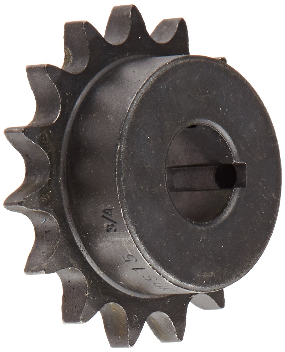 Martin Roller Chain Sprocket, Bored-to-Size, Type B Hub, Single Strand, 40 Chain Size, 0.5