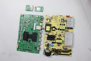 Lutema Television Repair Kit for TCL 65S431 with TV Main Board + Power Supply + TCon + Cables