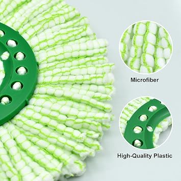 Tornado Spin Mop Head ONLY Compatible with New Libman Tornado Spin Mop System, Washable & Reusable Libman Mop Head Replacement Refill for Tornado Mop (NOT for Old Version)