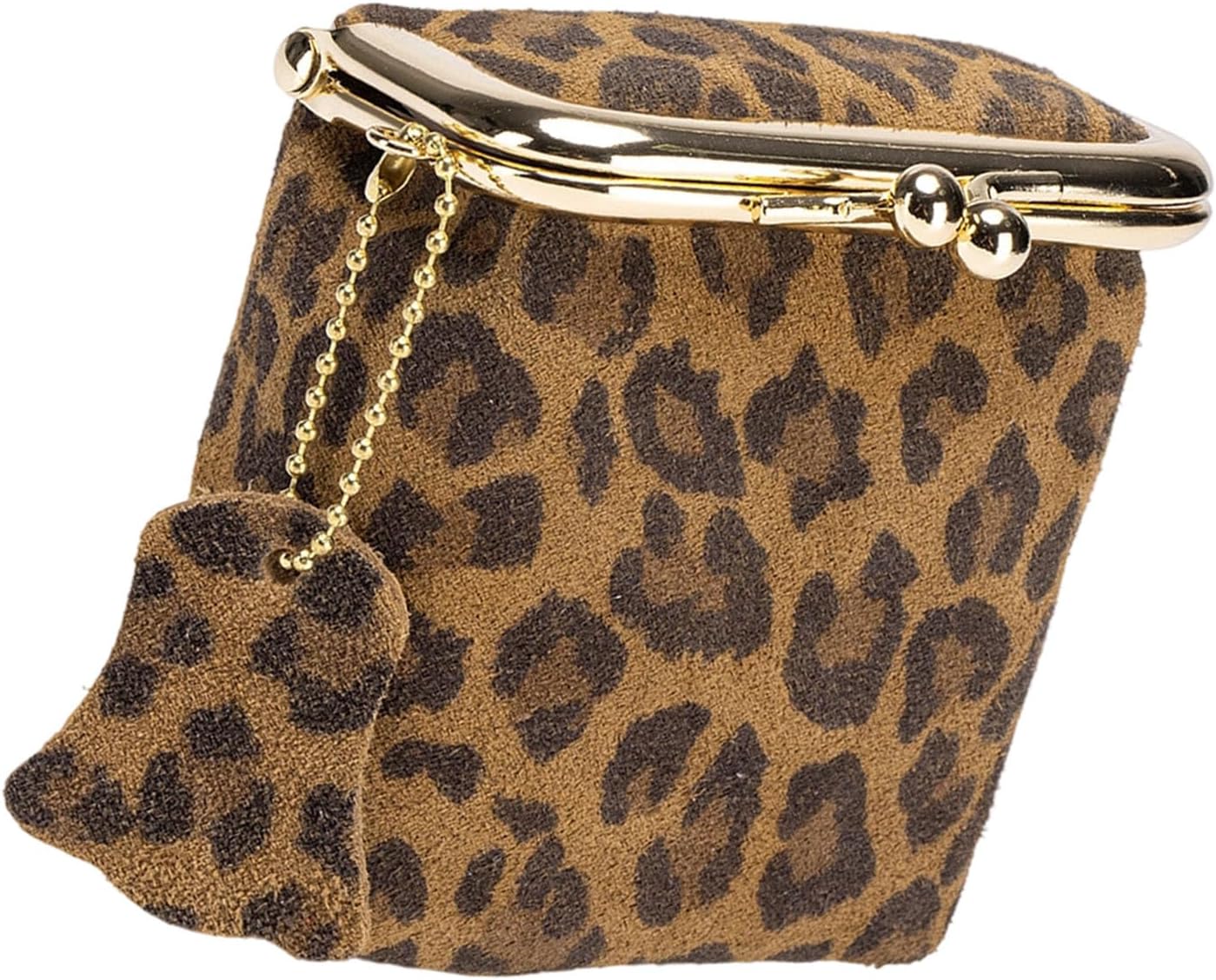 Leather Coin Purse with Leopard Print, Compact Storage for Cash, Keys, Cards - Durable Travel Organizer, Fashionable Accessory for Women & Men on The