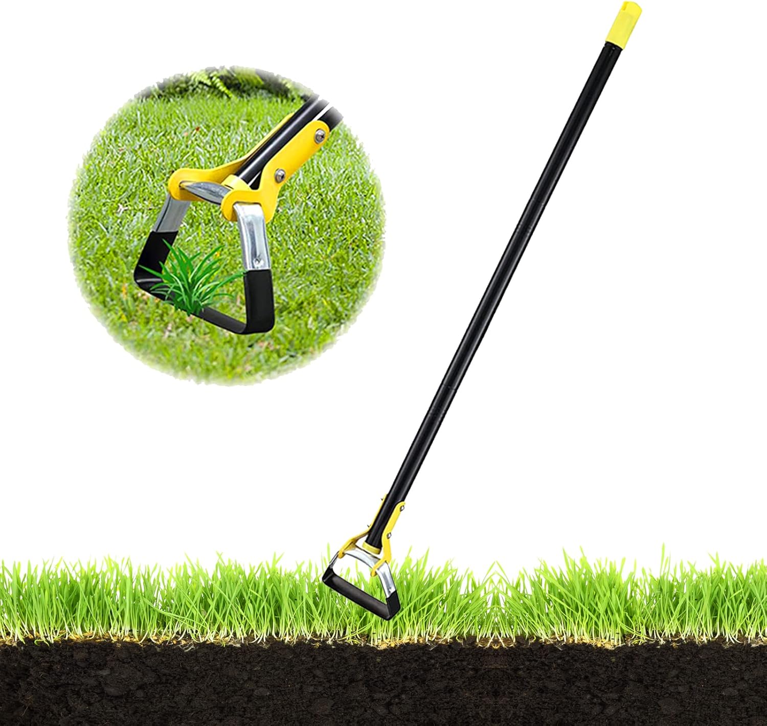 Garden Hoe Tool, Stirrup Hoe Garden Tool, Scuffle Loop Hoe for Effective Preventing