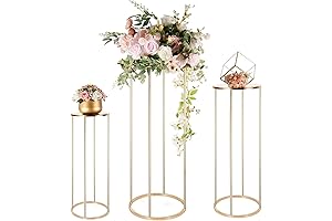 Bigsee 3-Tiered Round Cylinder Stands