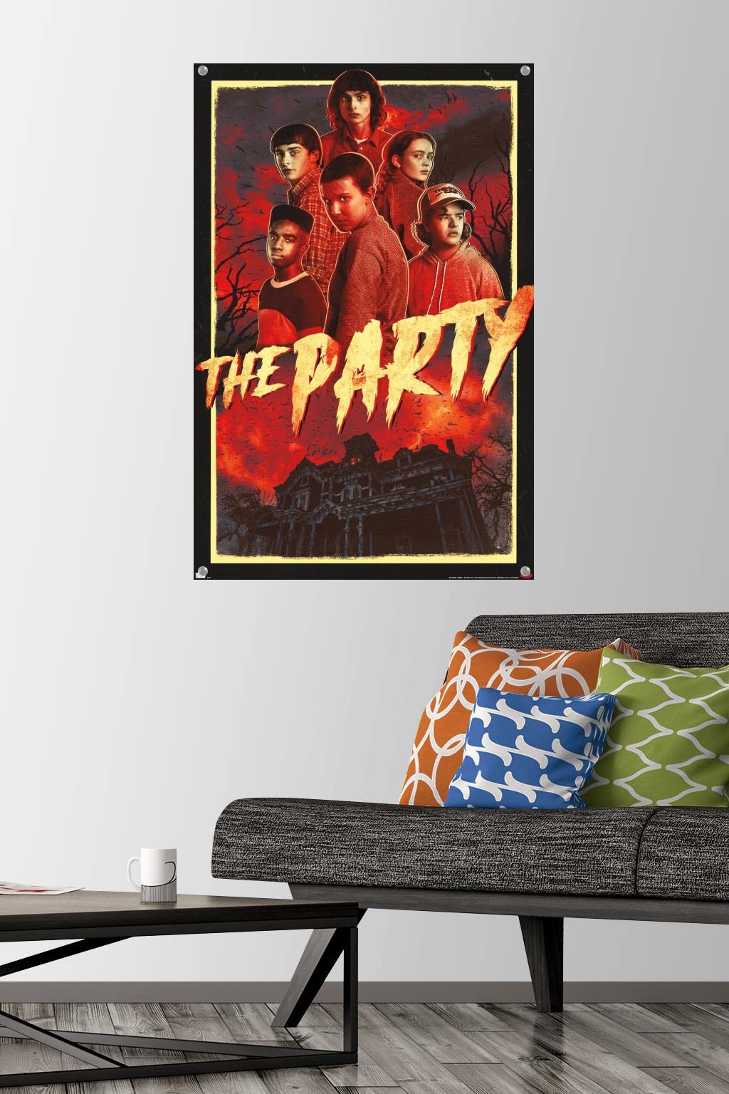 Netflix Stranger Things: Season 4 - Póster de pared con pasadores