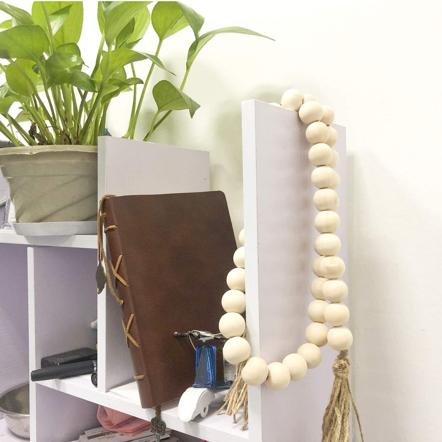 Perles Rondes En Bois Naturel Brut, 20 Mm | Mercerie Et