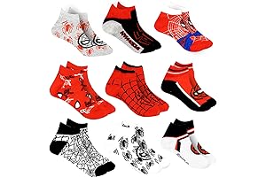 Spider-Man Socks: 10 Pairs of Marvel Comfort for Growing Heroes