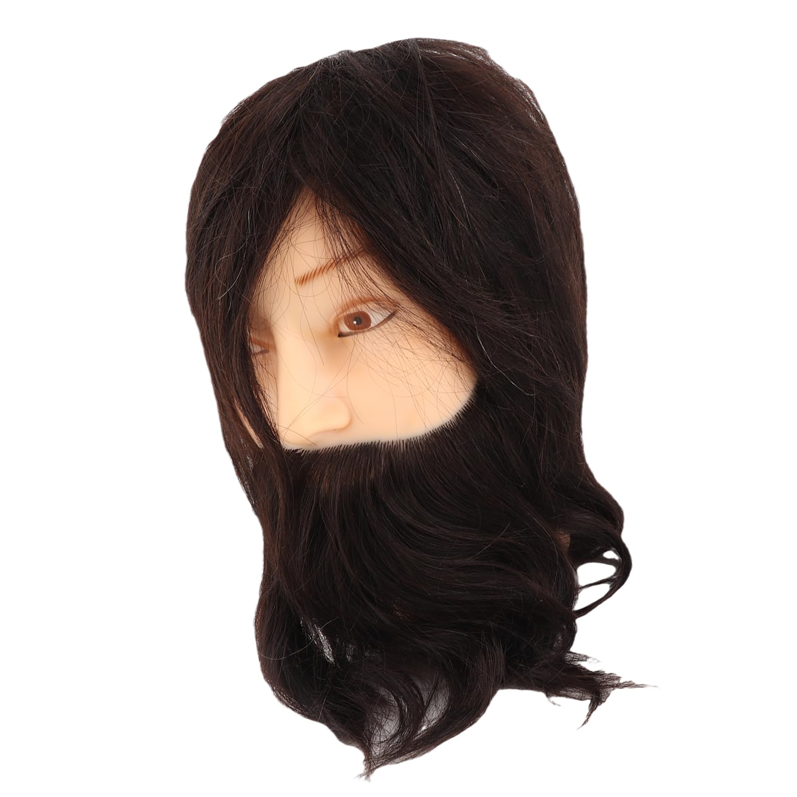Männliche Schaufensterpuppe Echtes Menschenhaar 25cm Barttrimmer