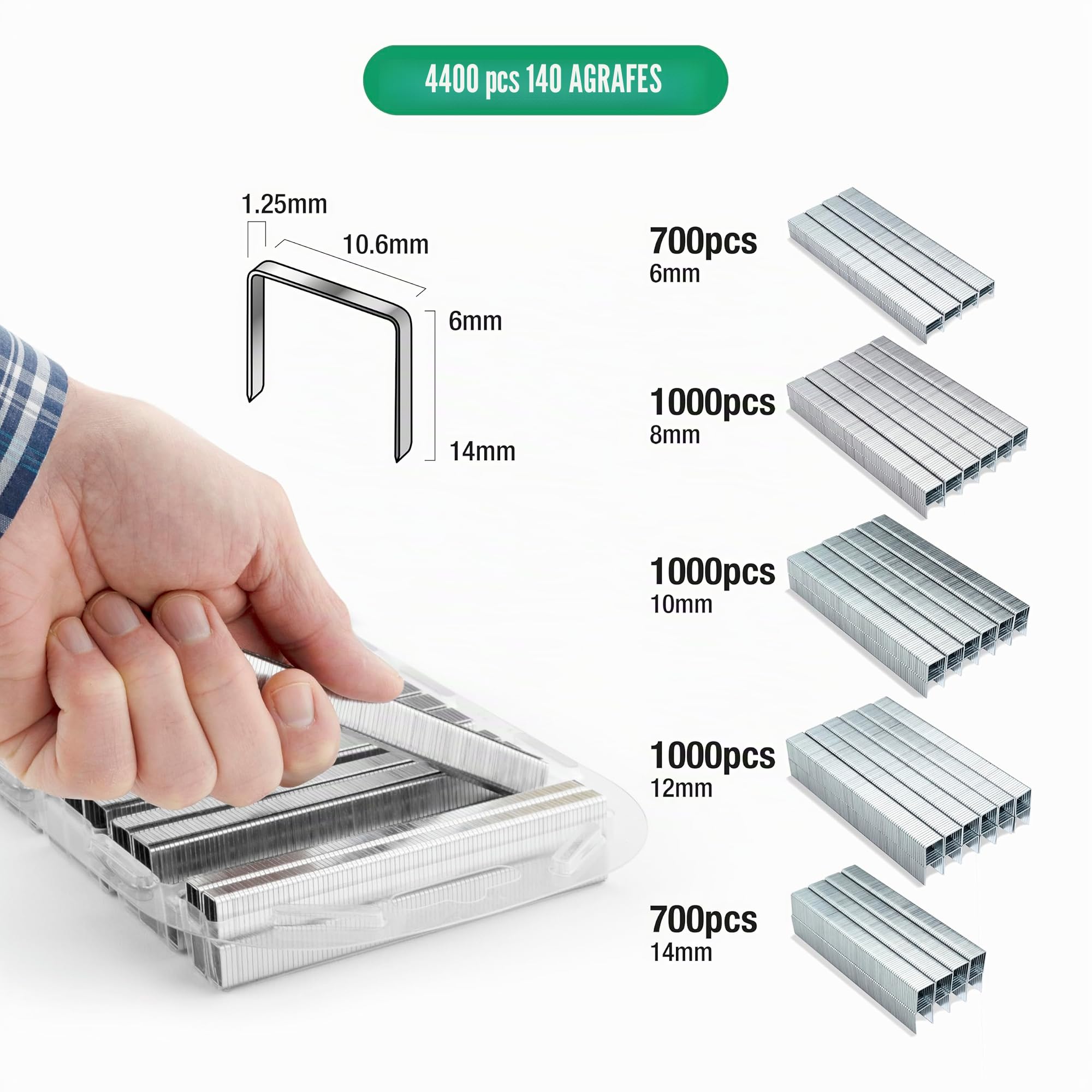 Tacwise 1287 A14014V Agrafeuse Pneumatique de Tapisserie et Dégrafeuse