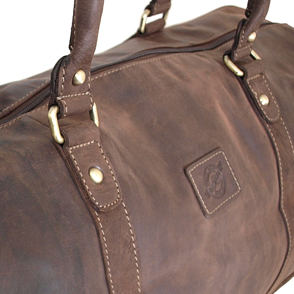 Shalimar Kilmore Reisetasche aus geöltem Leder im Vintage-Stil, 65 x 23 x 29 cm