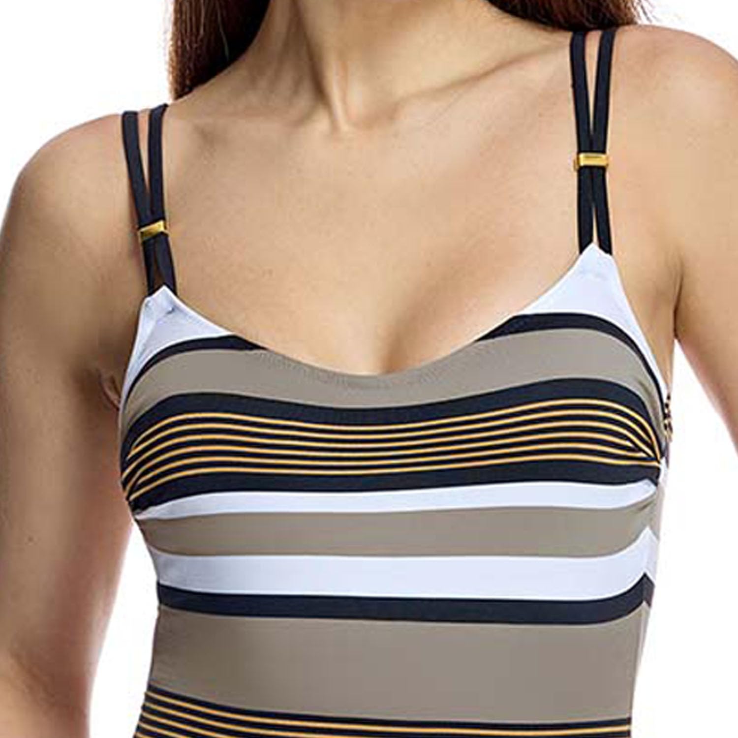 ORY Bañador Mujer Traje de Baño de Escote Redondo W261981