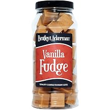 Vanilla Fudge - 520g Original Vanilla Fudge in a Gift Jar By Bentley & Ackerman's Sweet Shop.