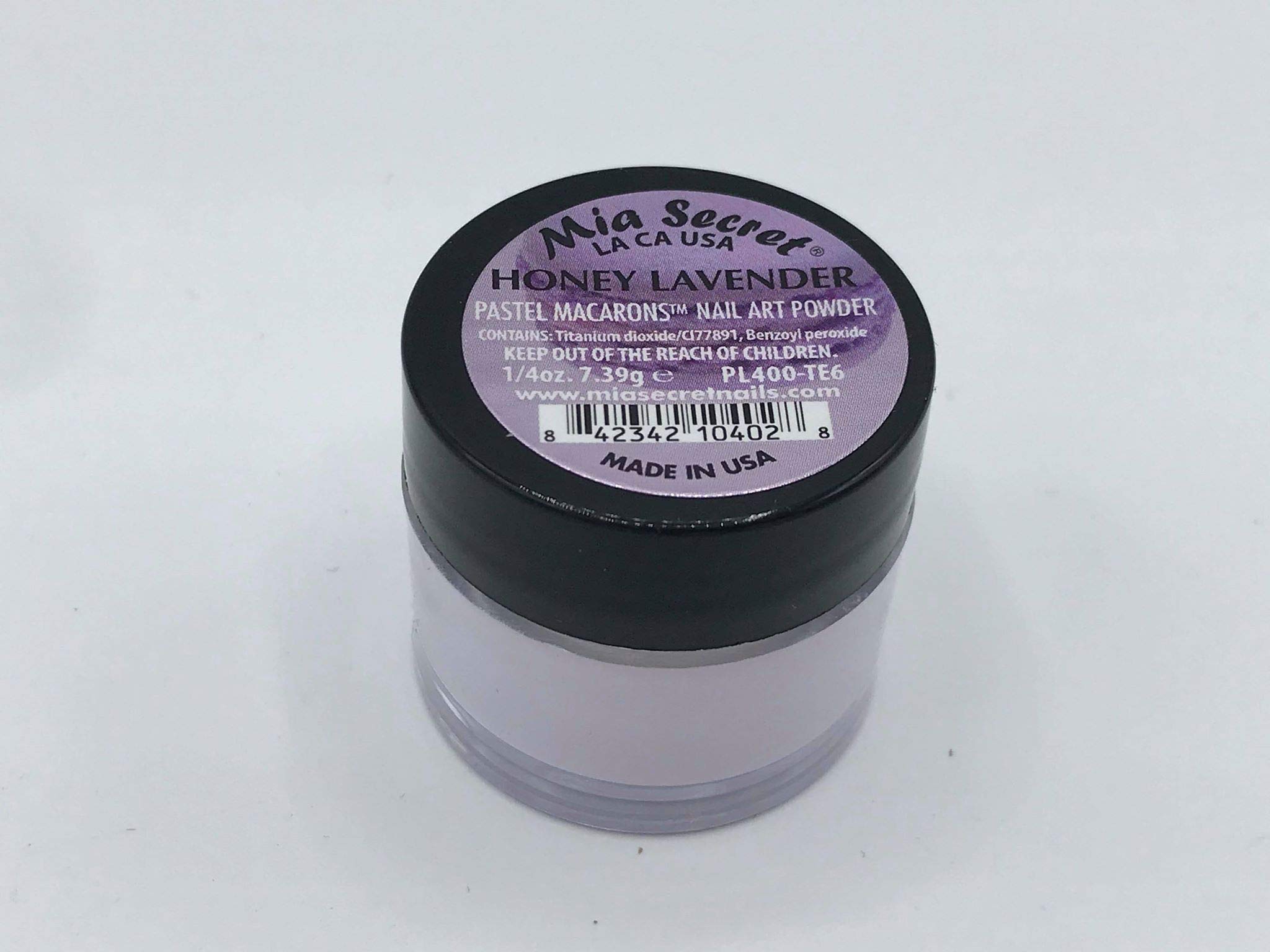 Mia Secret ACRYLIC POWDER - PASTEL MACARONS - SINGLE JAR - PICK YOUR COLOR - 2018 Collection! (HONEY LAVENDER)