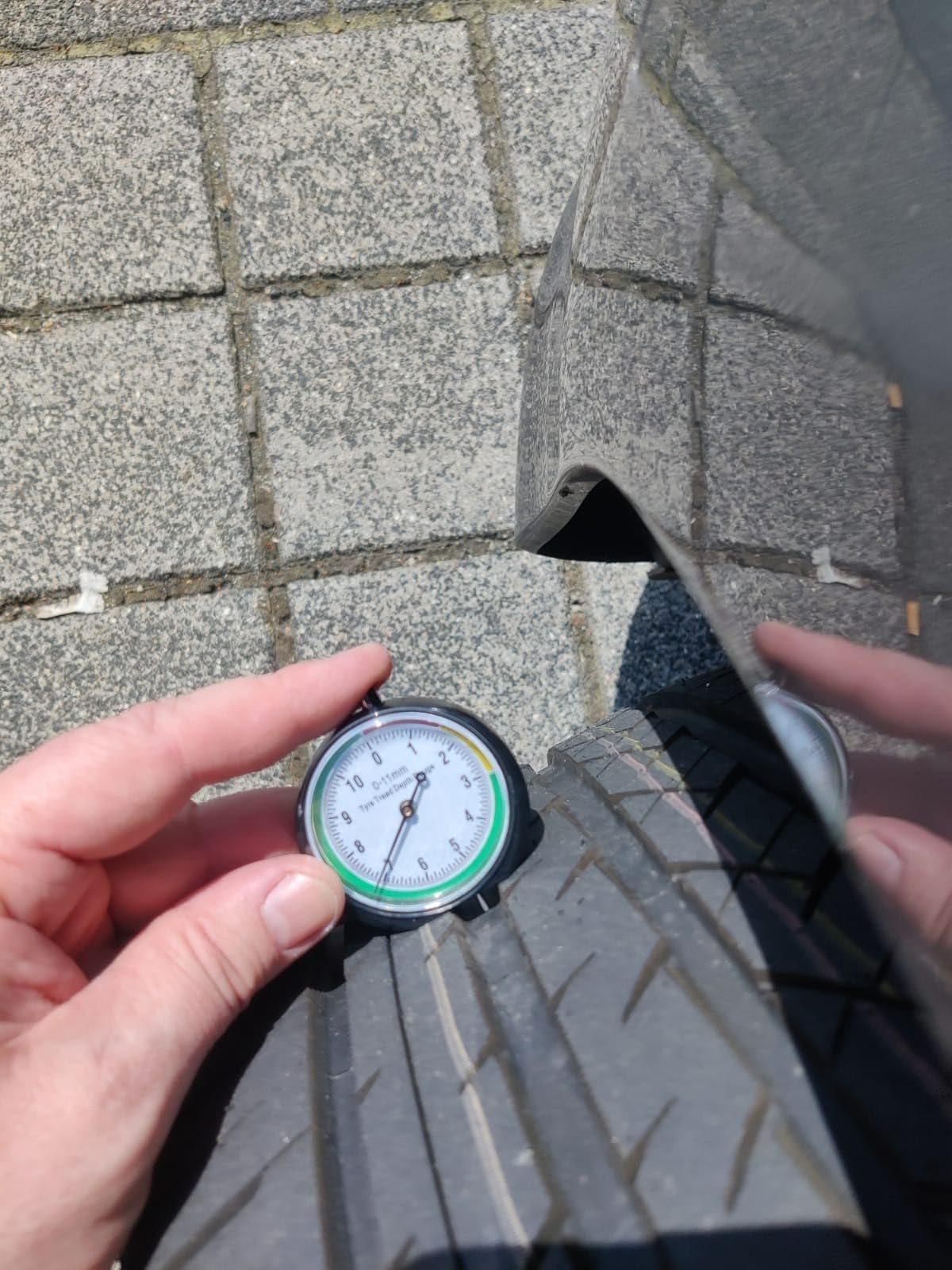 Autoreifen Profiltiefenmesser Edelstahl - Präzisionsmessung 0-60mm Für Reifenverschleiß