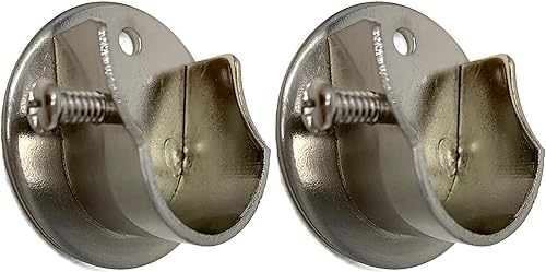 Miniatura 10 de Urbanest Soporte de barra de cortina de montaje interior de 58 a 34 pulgadas para marco de ventana, armario y soporte de extremo de barra de cortina