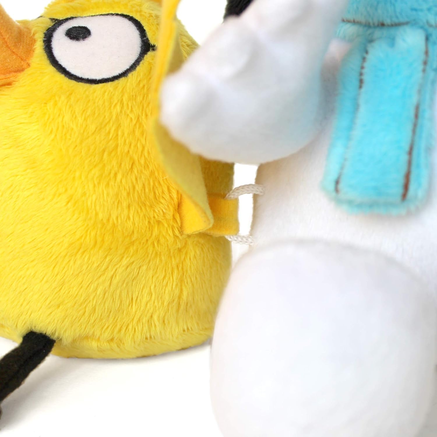 YOTTOY Contemporary Collection | Number One Sam and Chick Soft Stuffed Plush Toy Pair – 8” & 4”