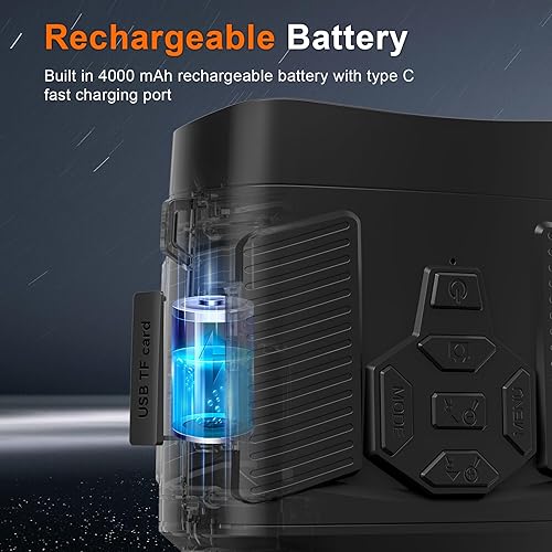 Miniatura 6 de Gafas de visión nocturna  Prismáticos de visión nocturna recargables 4K con visión nocturna digital  Incluye 32 GB TF para almacenamiento de medios,