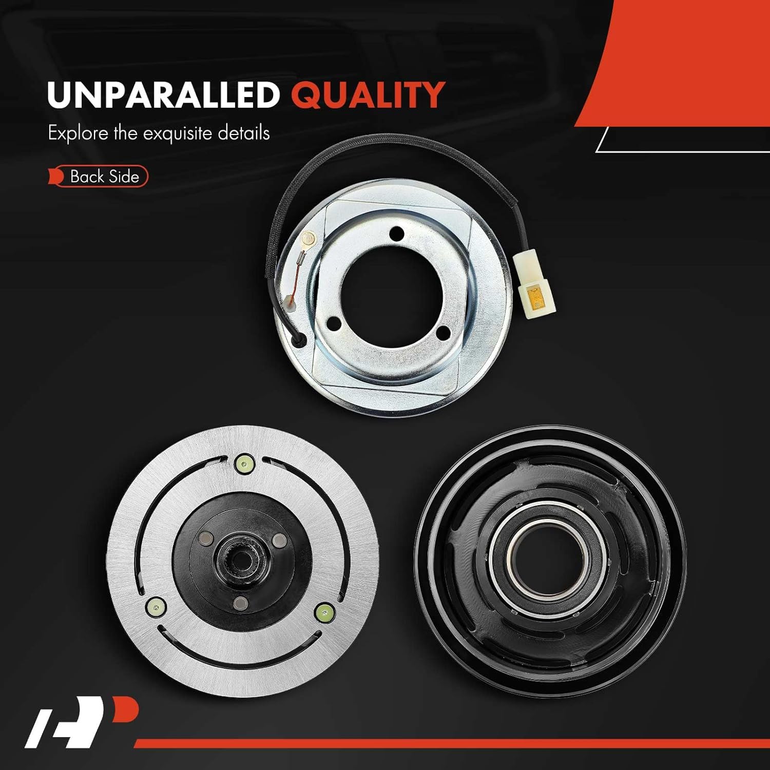 A-Premium Air Conditioner AC Compressor Clutch Kit Compatible with Mazda Protege 2001-2003, Protege5 2002-2003