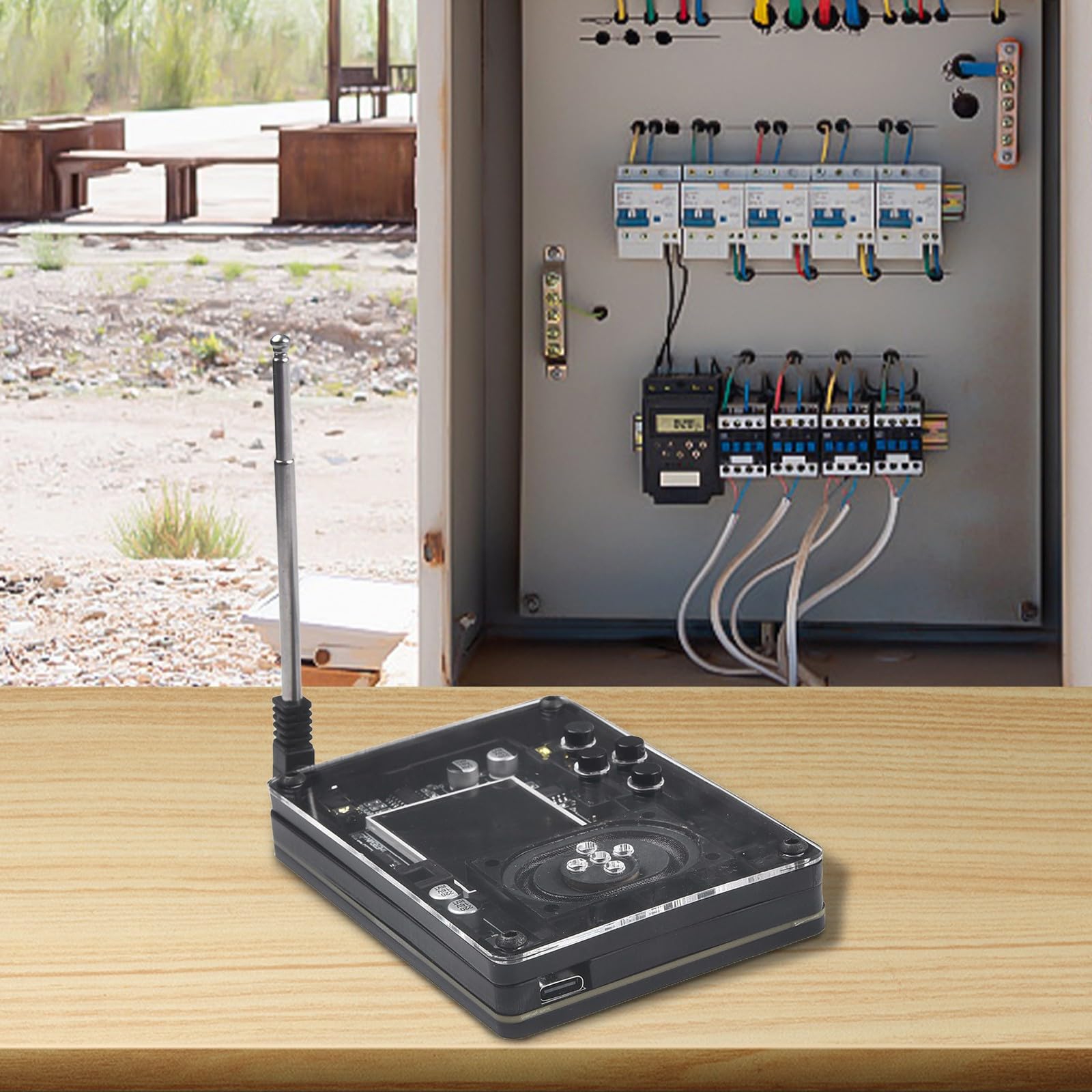 Audio Theremin, strumento musicale elettronico, sintetizzatore di tipo C con schermo OLED, oltre 70 voci, giocattolo musicale portatile per principianti
