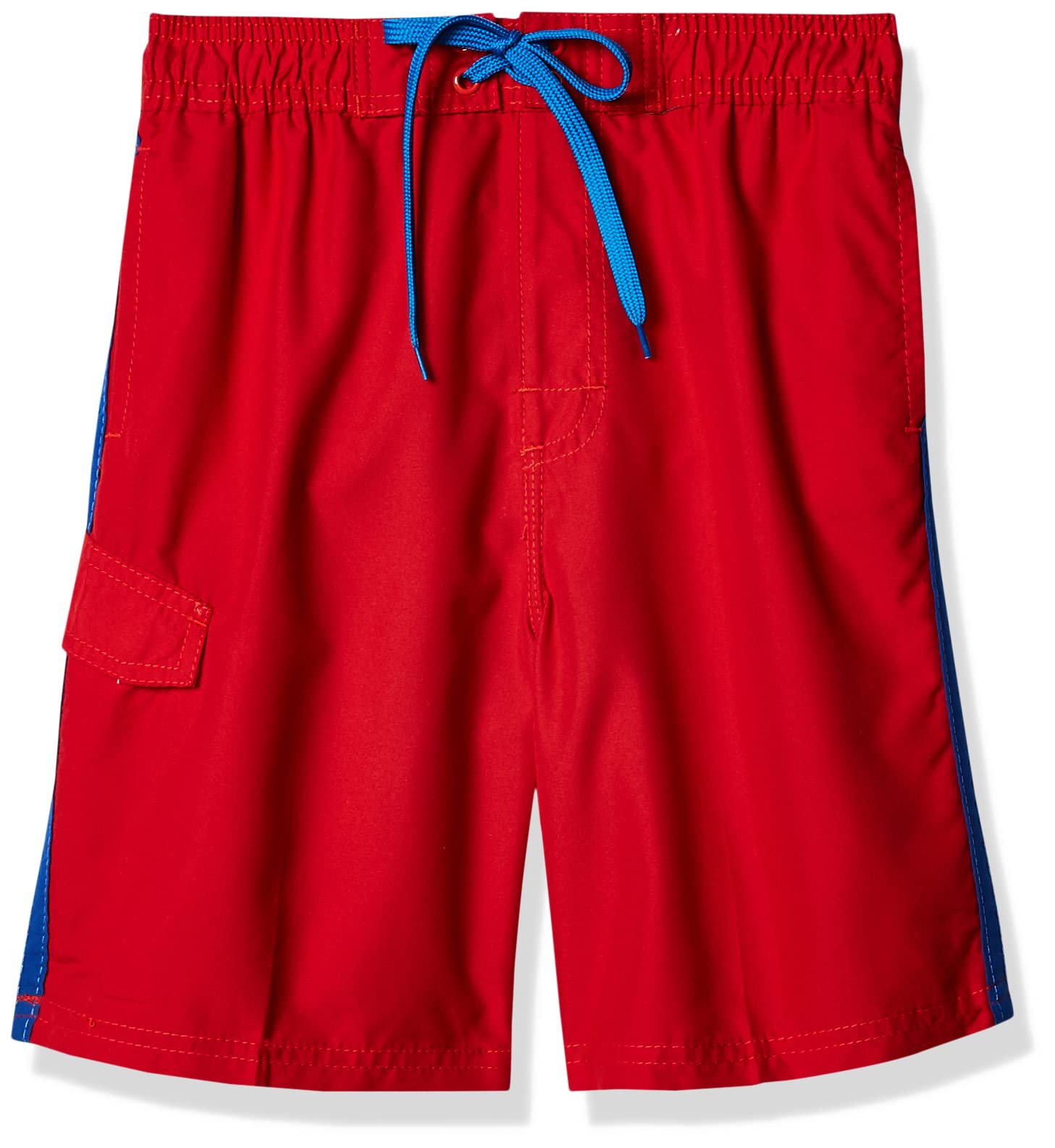 Kanu Surf Reflection Quick Dry UPF 50+ Beach Swim Trunk Costume a Pantaloncino, Tivoli Red, L Bambino