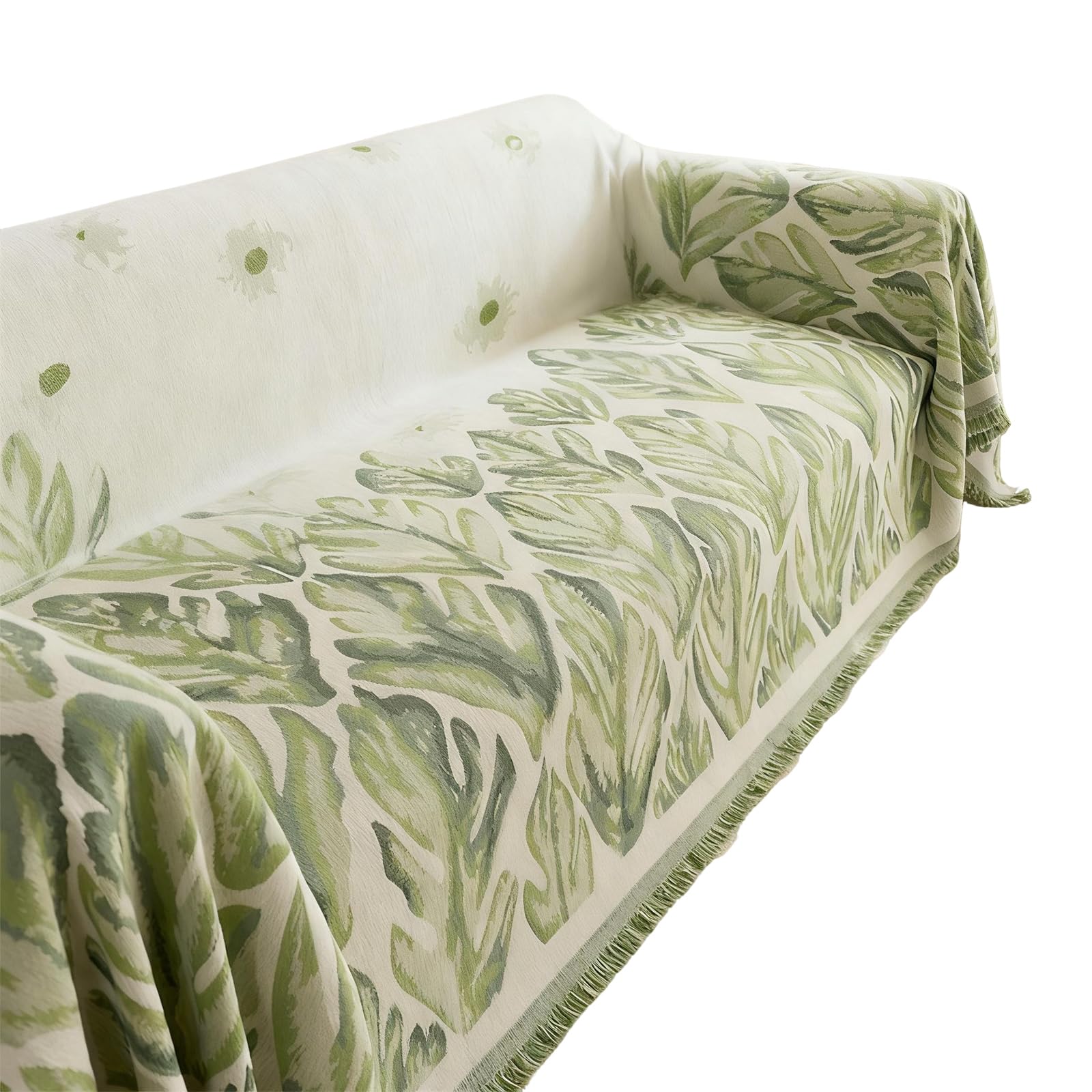 Jazuaiao Sofa Slipcover Slip Proof Backing Machine Washable Cover Reversible Sofa Cover Blanket Reversible Stretchable Couch Slipcover
