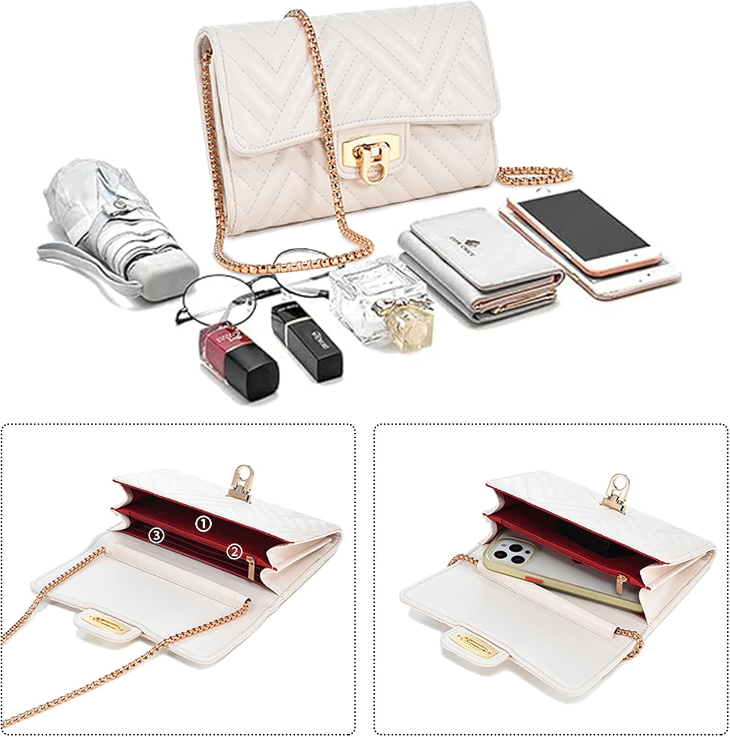 Small Crossbody Bag Sling Bag, Phone Holder for Women - Image 6