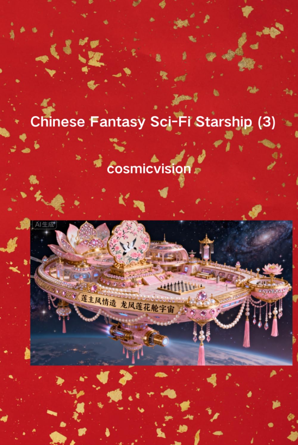 Chinese Fantasy Sci-Fi Starship (3)