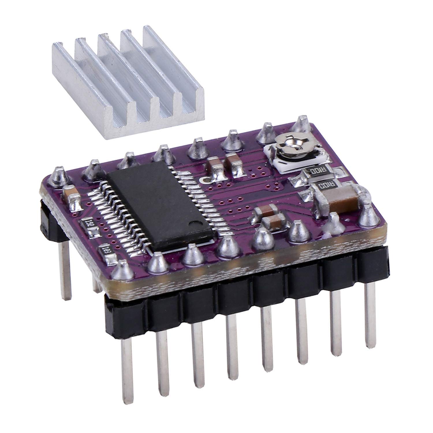 Kyrio CNC Shield Erweiterungsplatine V3.0 + DRV8825 A4988 Schrittmotor-Treiber mit Kühlkörper, 3D-Drucker CNC-Kit. Kompatibel mit ArduinoIDE