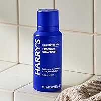 Vista 4 de Harry's Original Shaving Kit for Men - Razor Handle, 5 Razor Blade Refills, Foaming Shave Gel, and Travel Blade Cover - German Engineered - Ember