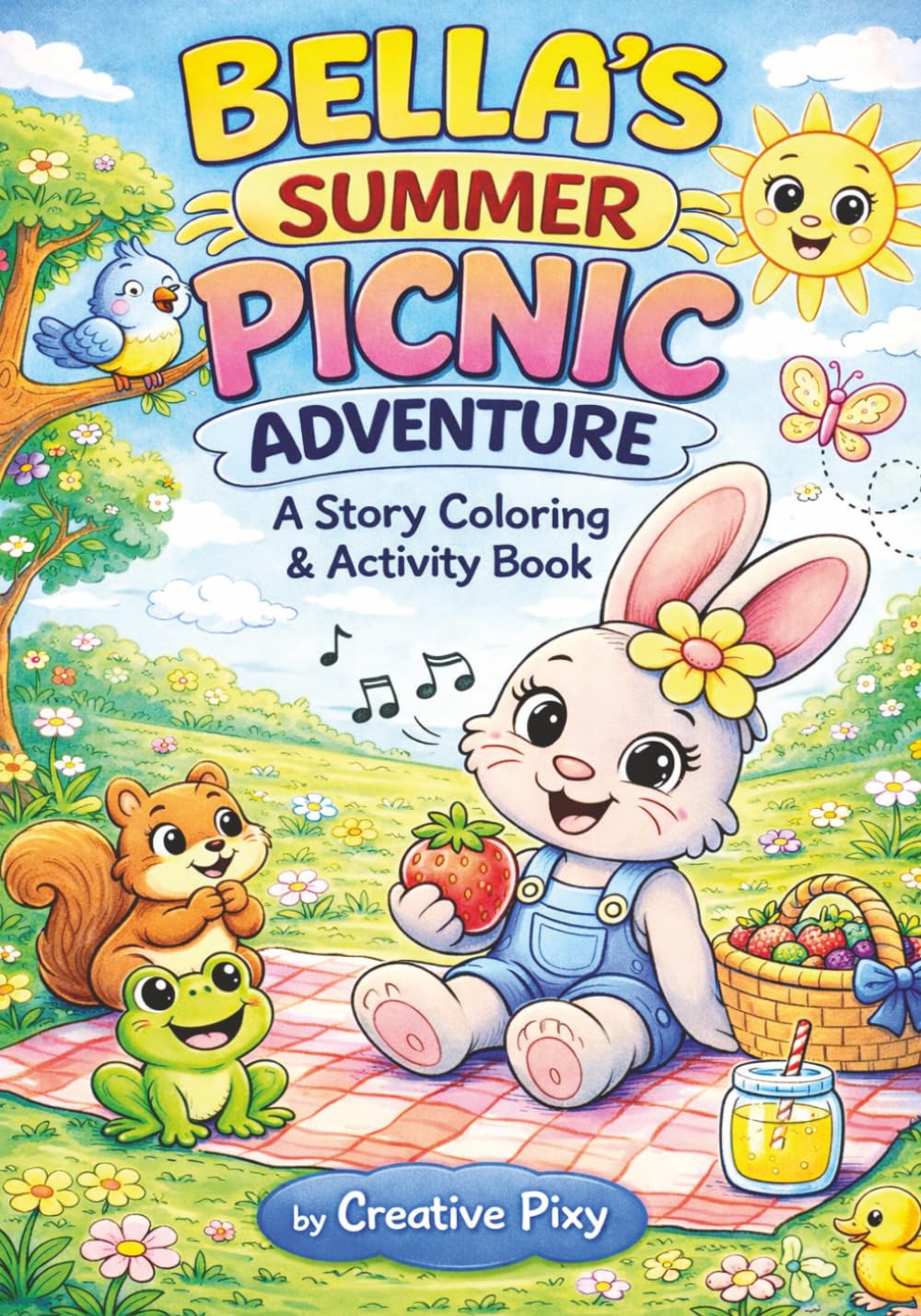 Bella’s Summer Picnic Adventure: A Story Coloring & Activity Book for Kids Ages 3–7 | Bella Adventures Series: Fun Summer Coloring Pages, Mazes, Word ... & Kids Activities (Color Bella’s Adventure)