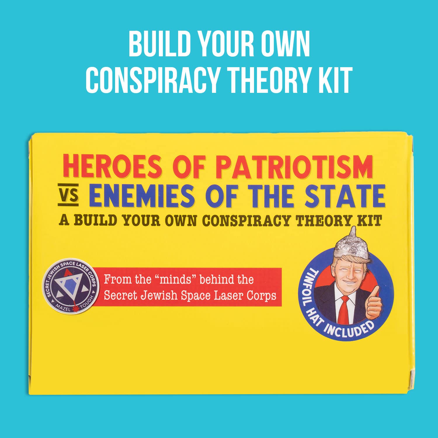 Heroes of Patriotism vs Enemies of The State - Conspiracy Theory Kit by Dissent Pins - Funny Fridge Magnet Word Games for Adults (498 Word Tiles) — Amazon image 5